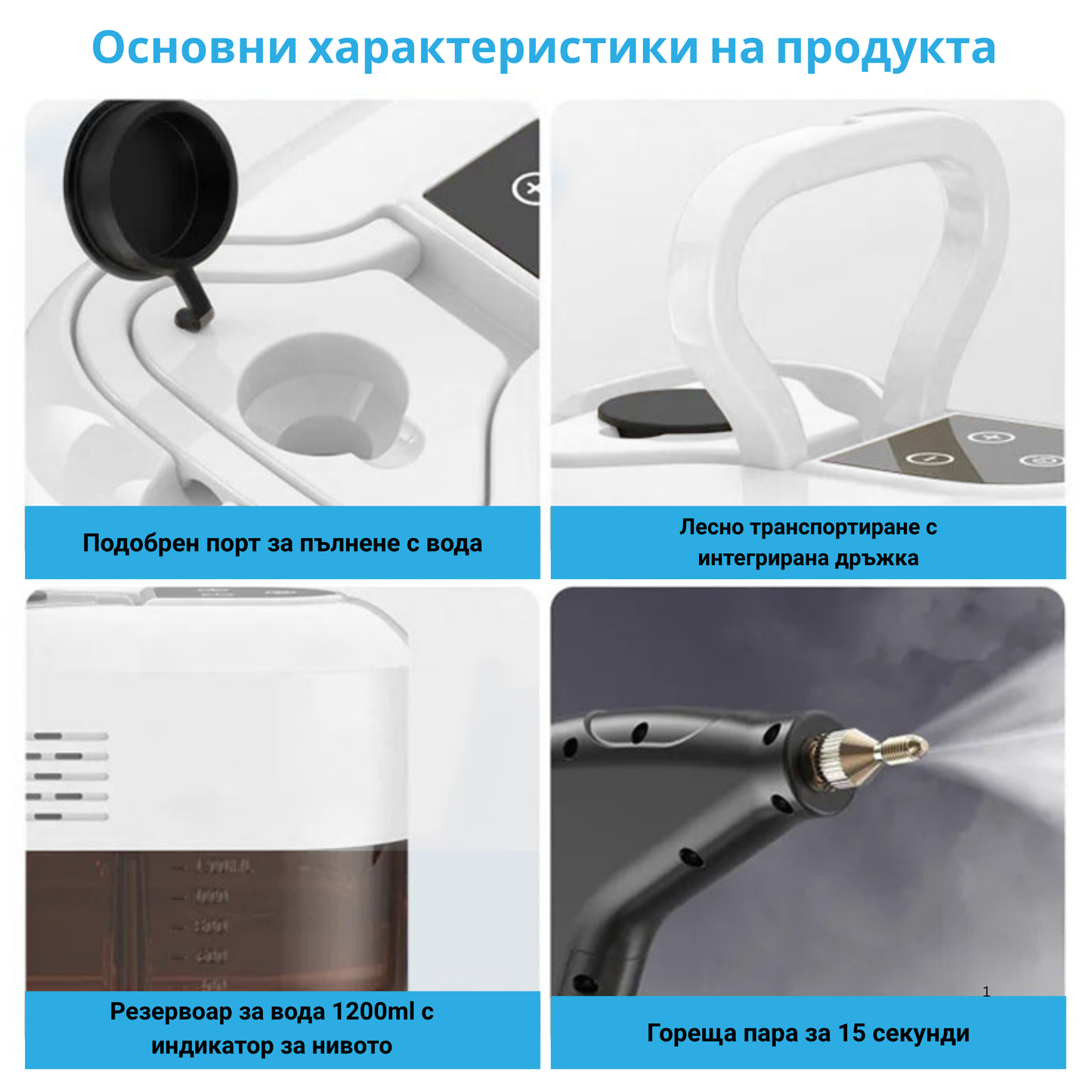 Enerzio™ Ατμοκαθαριστής Pro